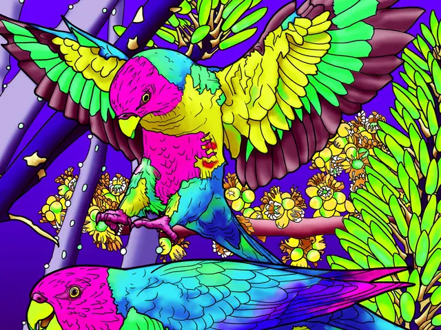 Birds of the World: Animal Art Coloring Book